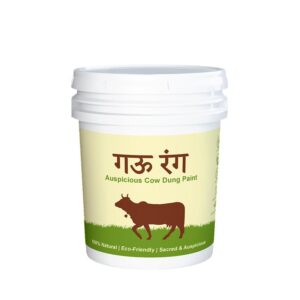 Jaivik Path Gau Rang – Auspicious Cow Dung Paint (Natural & Eco-Friendly)1ltr.